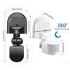 Công Tắc Cảm Biến Chuyển Động Hồng Ngoại Ngoài Trời 1200W PIR01