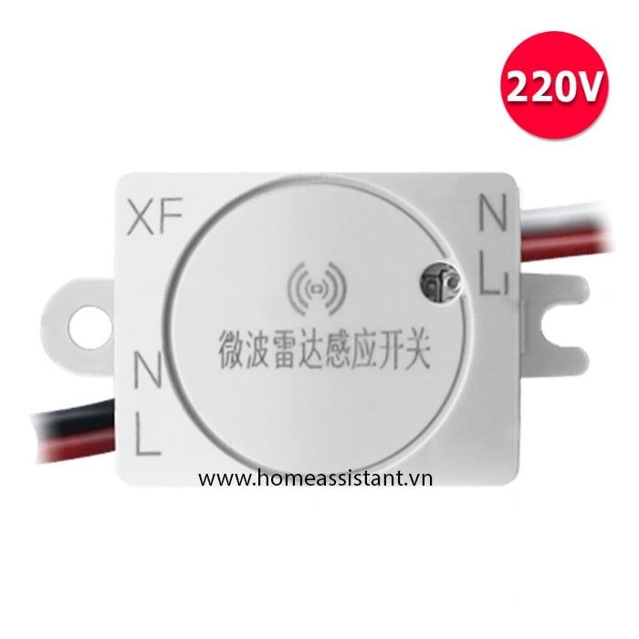 Công Tắc Cảm Biến Chuyển Động Radar Ánh Sáng 200W RS01
