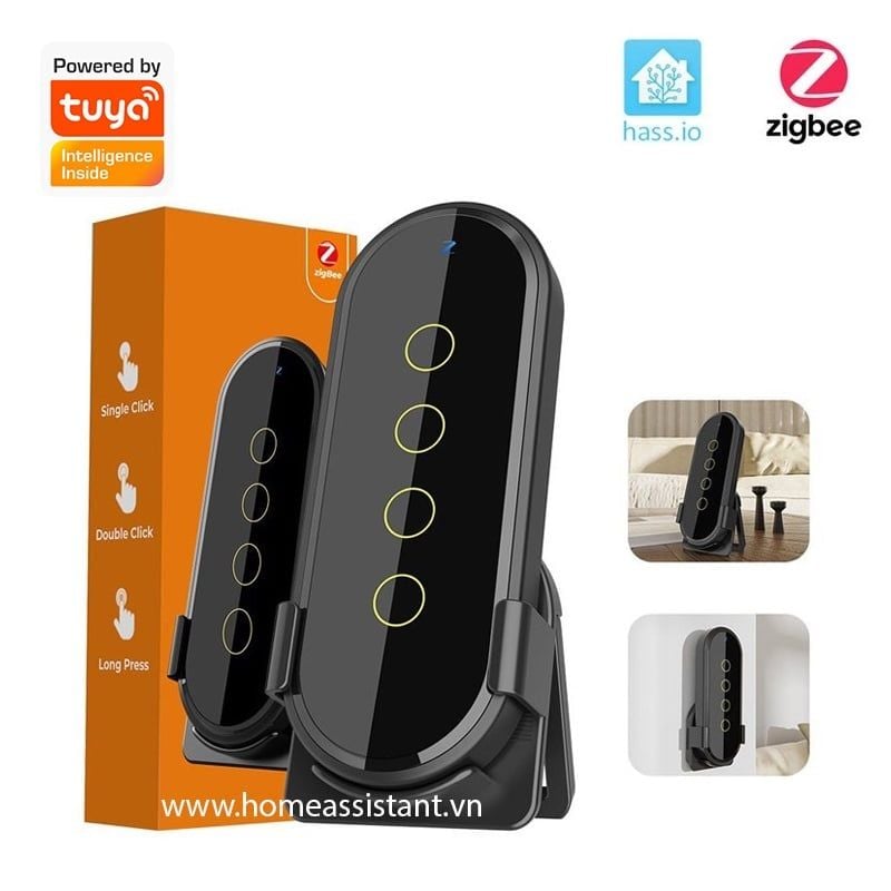 Remote Ngữ Cảnh Cảm Ứng Zigbee Tuya SC06 (Hỗ trợ Home Assistant) Zigbee2MQTT Hass