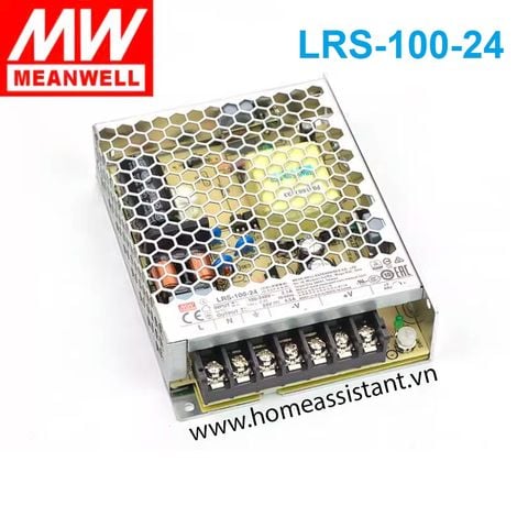  Nguồn công nghiệp lắp tủ điện PLC 24V MeanWell LRS 