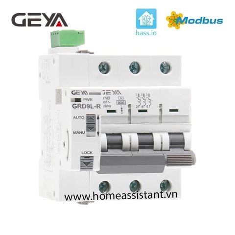 Aptomat Cầu Dao 3 Pha Điều Khiển Modbus RS485 3P Geya GRD9-S3P (Hỗ trợ HomeAssistant) tìm hiểu thêm!