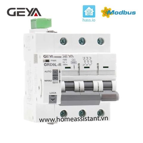 Aptomat Cầu Dao 3 Pha Điều Khiển Modbus RS485 3P Geya GRD9-S3P (Hỗ trợ HomeAssistant) tìm hiểu thêm!