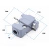 Đầu Cắm DB9 Jack Cổng COM RS232 DB9A