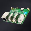 Vỏ Case Nhôm Mở Rộng USB Hub Ethernet Cho Raspberry Pi Zero 2 HRP1