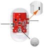 Cảm Biến Chuyển Động Hồng Ngoại Phát Sóng RF 433Mhz Micro USB PI03 cho trung tâm báo động