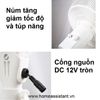Quạt Cây Chạy Điện DC 12V SF01 (Kẹp bình acquy hoặc năng lượng mặt trời)