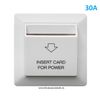 Công Tắc Thẻ Từ Khách Sạn Tiết Kiệm Điện Hình Vuông 30A KS02