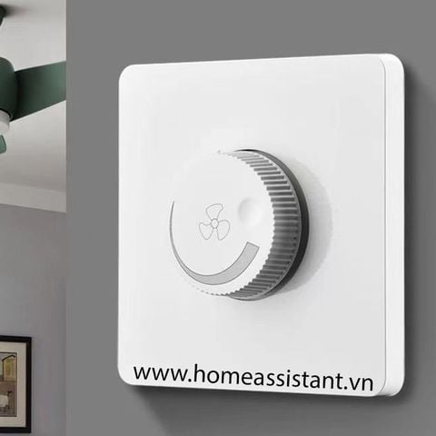  Công tắc chiết áp dimmer quạt trần hình vuông DQT01 