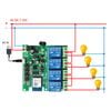Bo Mạch Công Tắc 4 Cổng Cửa Cuốn 5V - 32V Wifi Zigbee Và RF Tuya ZJY04