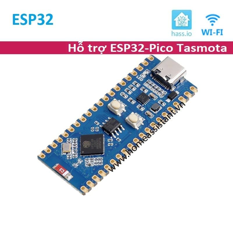 Bo Mạch Vi Điều Khiển Wifi ESP32 -S2- Pico (Hỗ trợ Home Assistant ESPHome Tasmota) Bluetooth