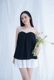  LINEN STRAPLESS TOP 