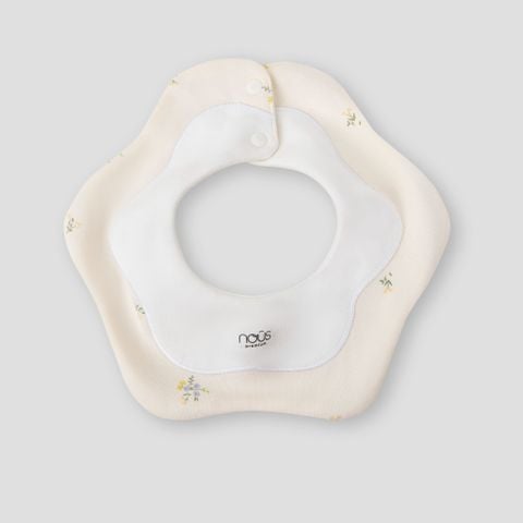  Set phụ kiện 4 món be in họa tiết NB 