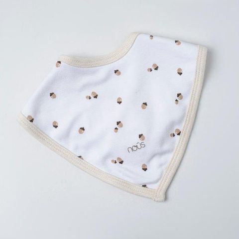  Bộ set quà tặng 6 món màu be phối trắng in họa tiết hạt dẻ 
