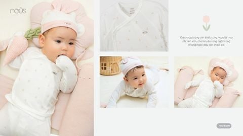  Bộ dài cài lệch màu trắng họa tiết hoa hồng 