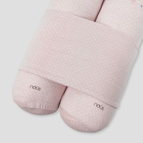  Gối chặn tai thỏ màu cam nhạt NB 