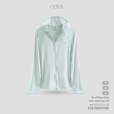  Áo chống nắng màu xanh bạc hà 