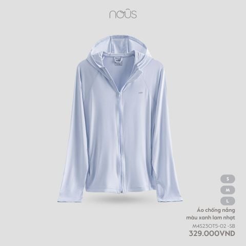  Áo chống nắng màu xanh lam nhạt 