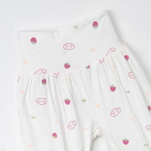  Bộ bodysuit dài màu trắng in họa tiết 