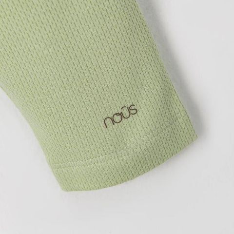  Bộ bodysuit dài màu trắng phối quần xanh 