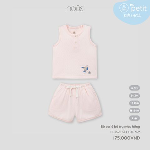  Bộ ba lỗ bổ trụ màu hồng 