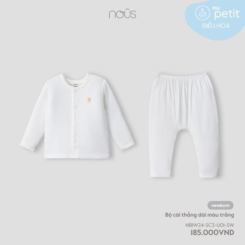  Bộ cài thẳng dài màu trắng W24 