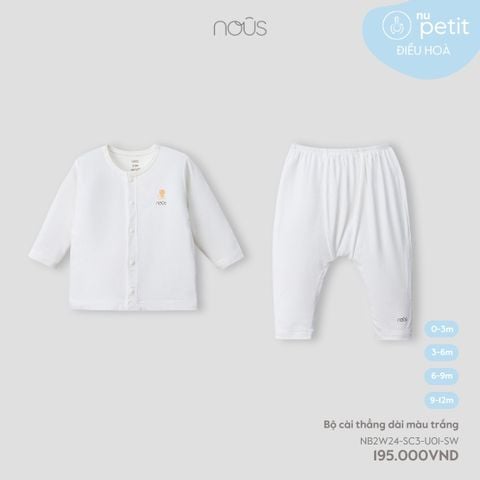  Bộ cài thẳng dài màu trắng W24 