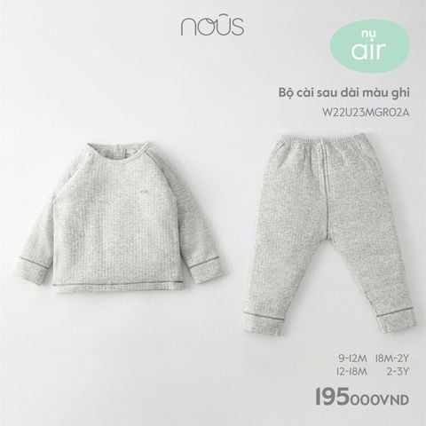  Bộ cài sau dài màu ghi 