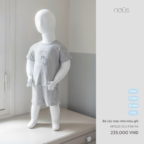  Bộ cộc mặc nhà màu ghi 