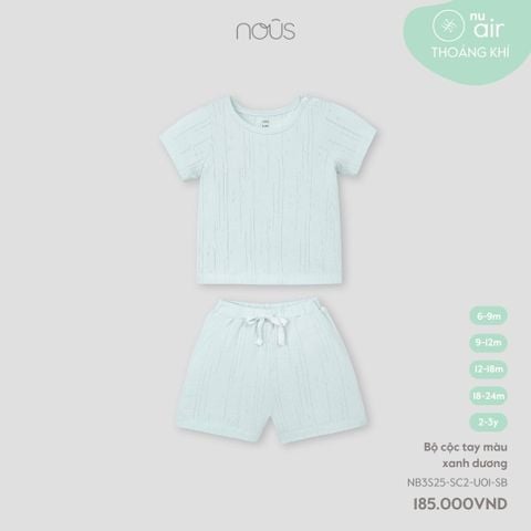  Bộ cộc tay màu xanh dương 