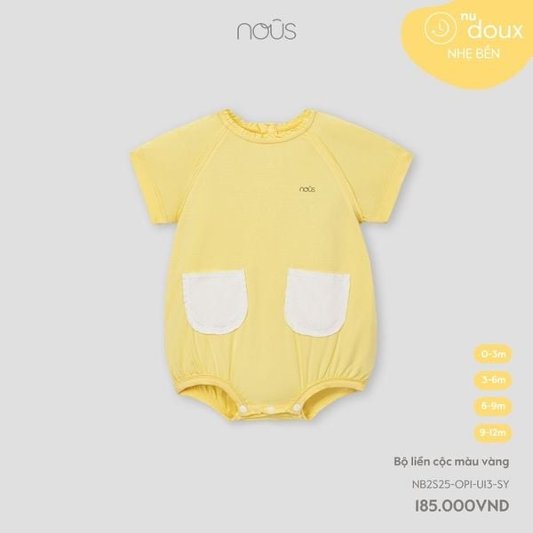  Bộ liền cộc màu vàng 