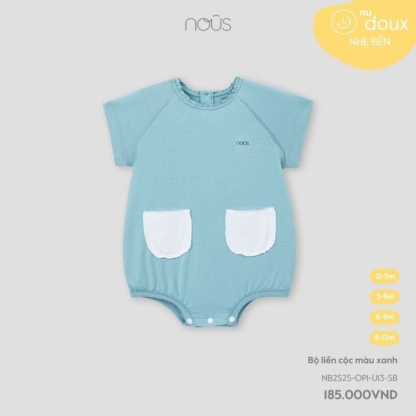  Bộ liền cộc màu xanh 