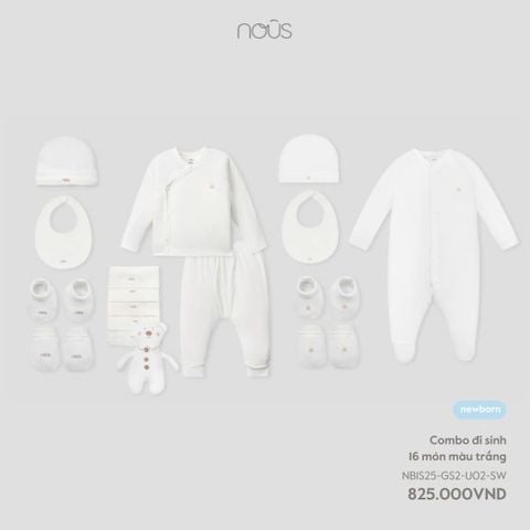  Combo đi sinh 16 món màu trắng 