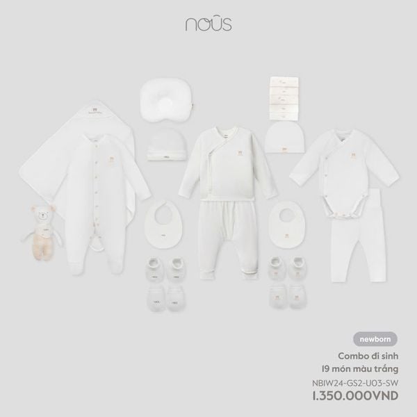  Combo đi sinh 19 món màu trắng 