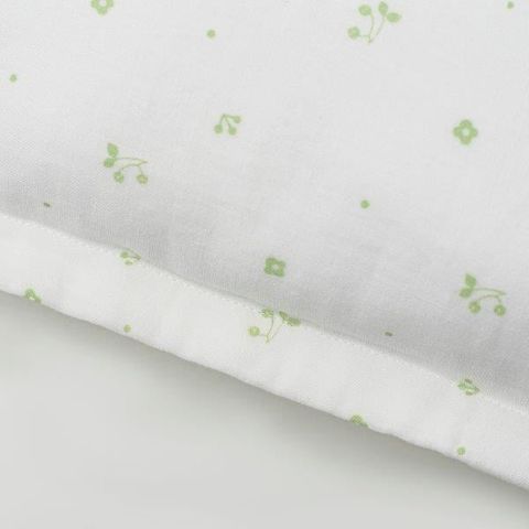  Gối bông chữ nhật in họa tiết hoa xanh 