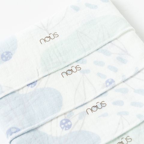  Set 5 khăn sữa xanh hình bọ rùa 