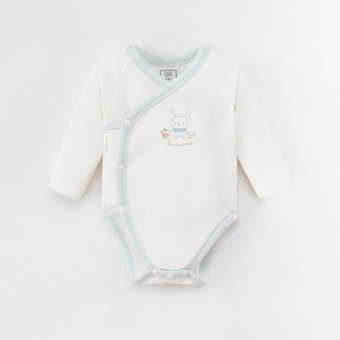  Set 2 bodysuit phối xanh trắng 