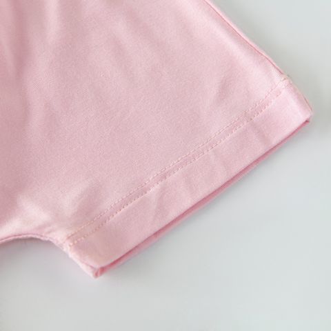  BCTC trắng in họa tiết puppy phối quần hồng 