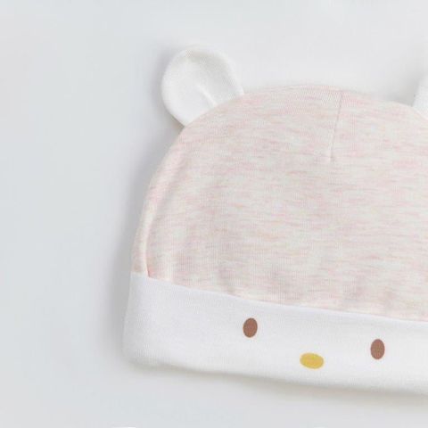  Set PK 4 món màu hồng nhạt in hình nhím 