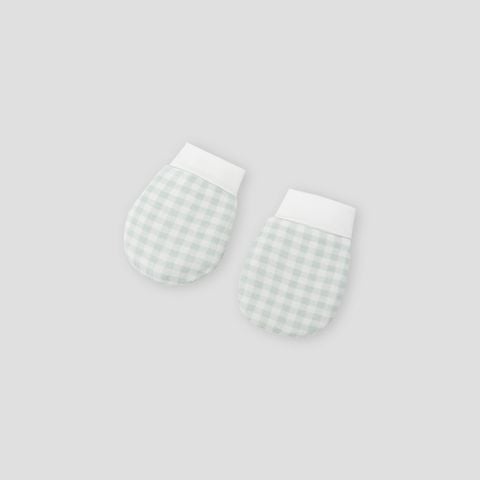  Set quà tặng 5 món màu trắng phối kẻ caro xanh 