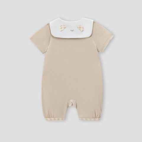  Bộ liền cộc màu nâu nhạt 