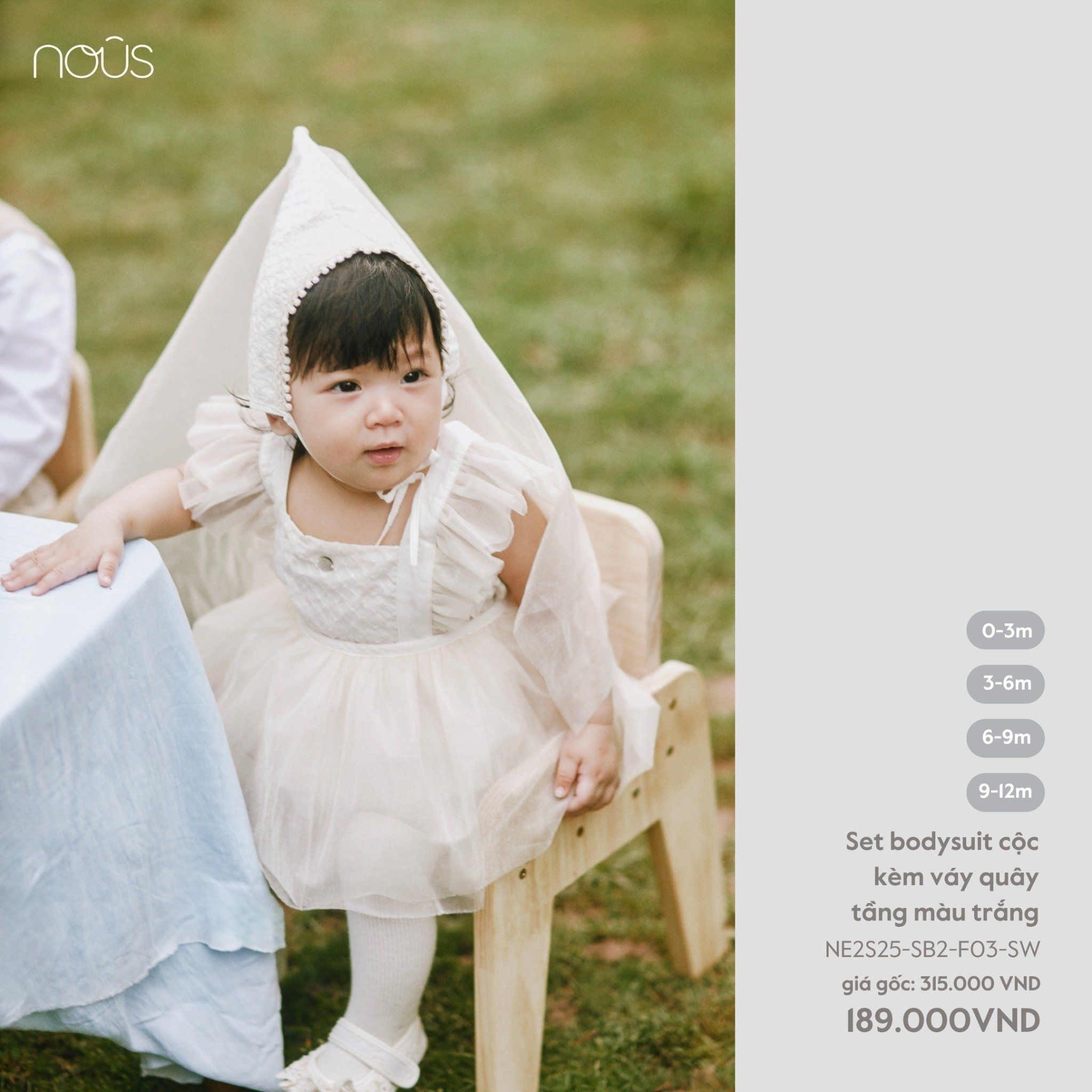  Set bodysuit cộc kèm váy quây tầng màu trắng 