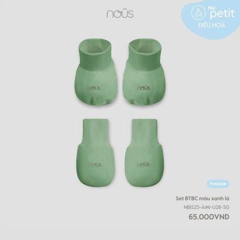  Set BTBC màu xanh lá cây 