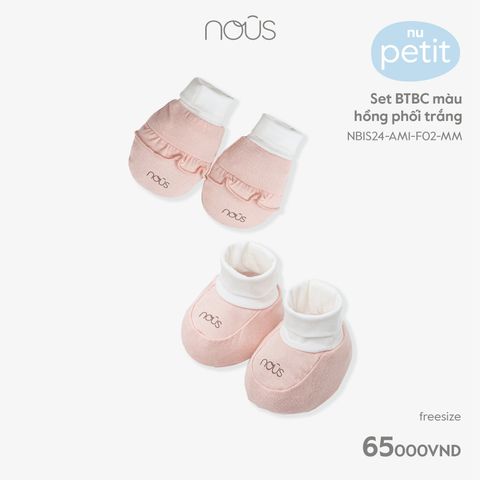  Set BTBC màu hồng phối trắng 