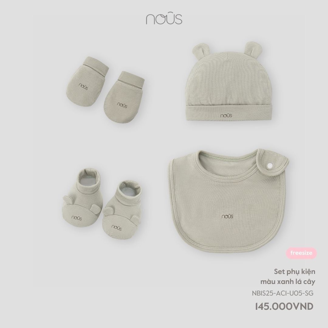  Set phụ kiện màu xanh lá cây 