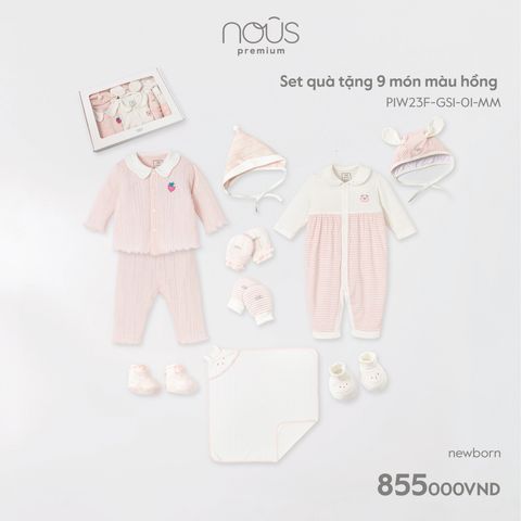  Set quà tặng 9 món màu hồng 