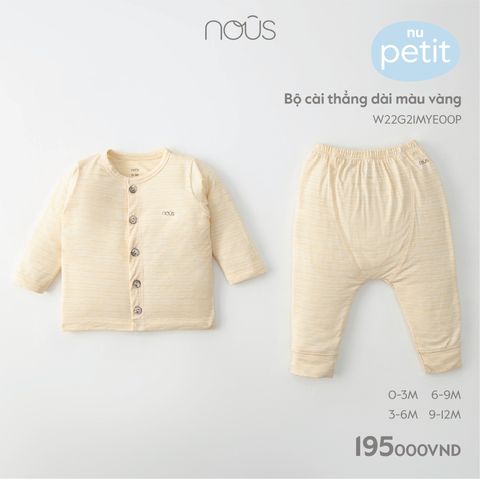  Bộ cài thẳng dài màu vàng 