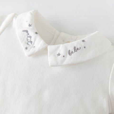  Set bodysuit cộc màu trắng 