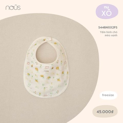  Yếm hình chó mèo xanh 