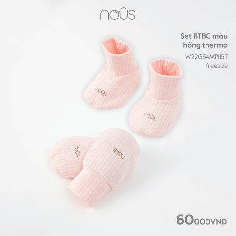  Set BTBC màu hồng thermo 