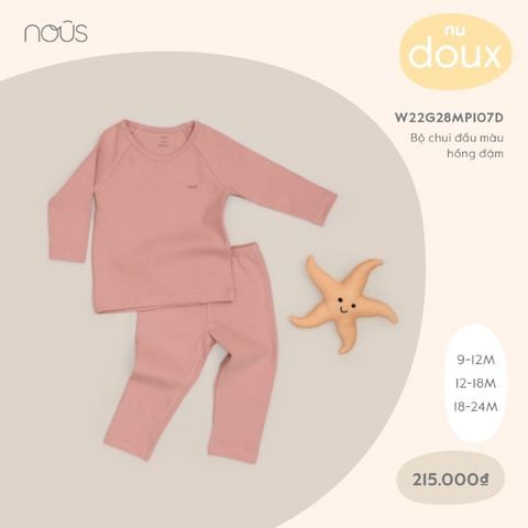  Bộ chui đầu màu hồng đậm 